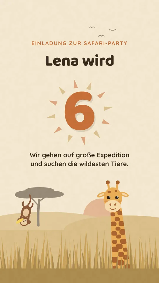 Vorschau: Safari-Expedition